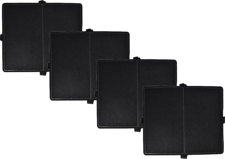 Produktbild Flickbee Premium Kohlefilter 4-teilig wie Miele DKF 17-1 / 07932330 für Dunstabzugshaube