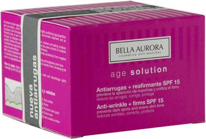 Actual product image Bella Aurora AGE SOLUTION antiarrugas & reafirmante SPF15 50 ml (50 ml)