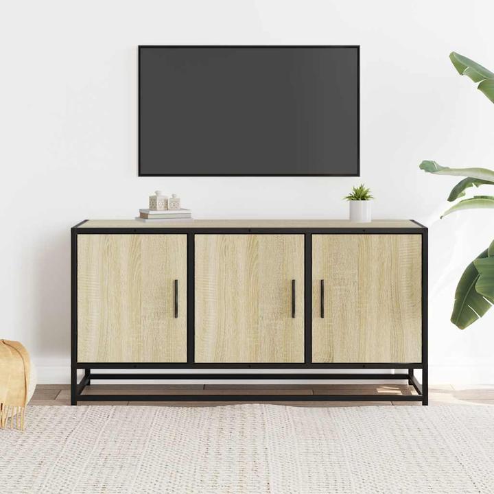 Image du produit VidaXL Armoire TV Lowboard Meuble TV Chêne Sonoma (100 x 35 x 50 cm)