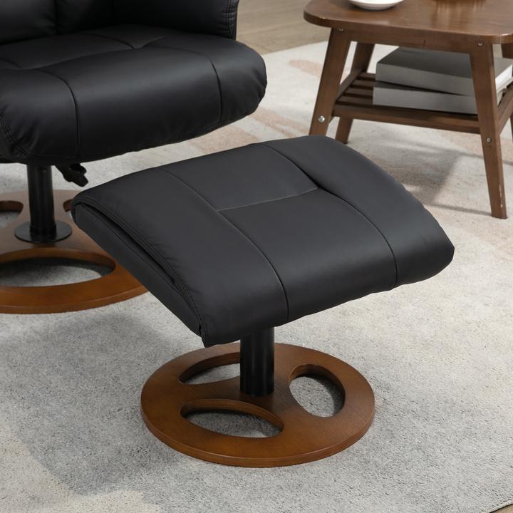 Actual product image Homcom Relaxing armchair with footstool