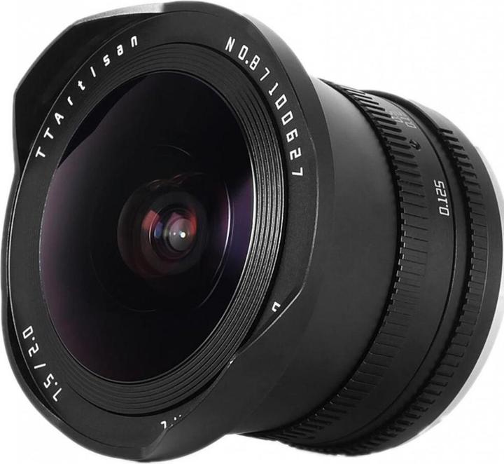 TTArtisan 7.5 mm, f/2.0 (Canon RF, Vollformat, APS-C / DX)
