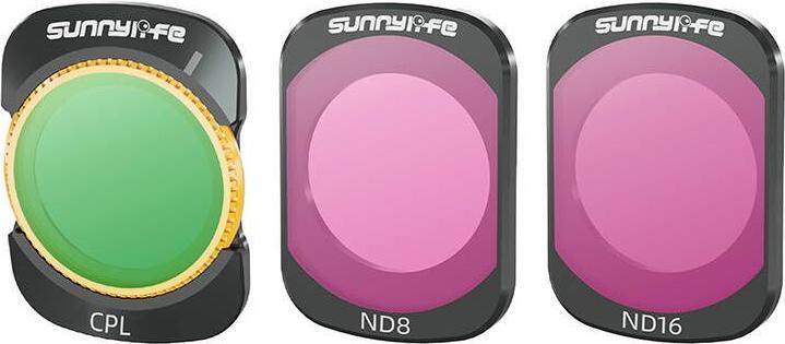 Actual product image Sunnylife Filtry CPL, ND8, ND16 do DJI Osmo Pocket 3 (Osmo Pocket 3)