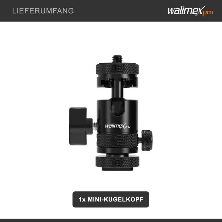 Image du produit Walimex pro Multi Mini-Tête sphérique Single Shoe (Tête sphérique)