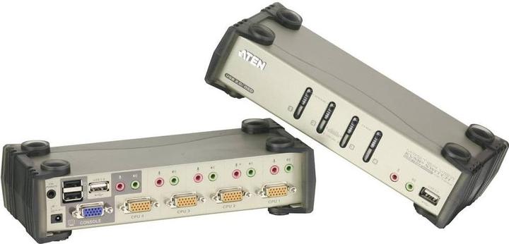 Produktbild Aten CS1734B, 4-Port KVM Switch mit 2 Port USB Hub