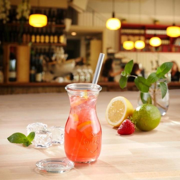 Actual product image Westmark 6 drinking straws glass + cleaning brushes, ø 8 x 200 mm (6 x)