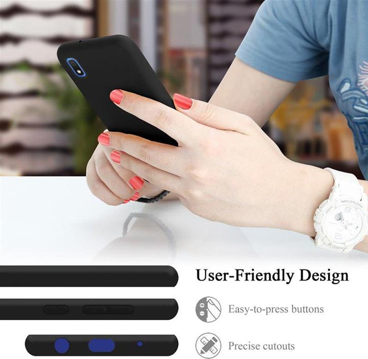 Productafbeelding Cadorabo TPU Liquid Silicone Case Cover (Samsung Galaxy A10, HTC One M10)