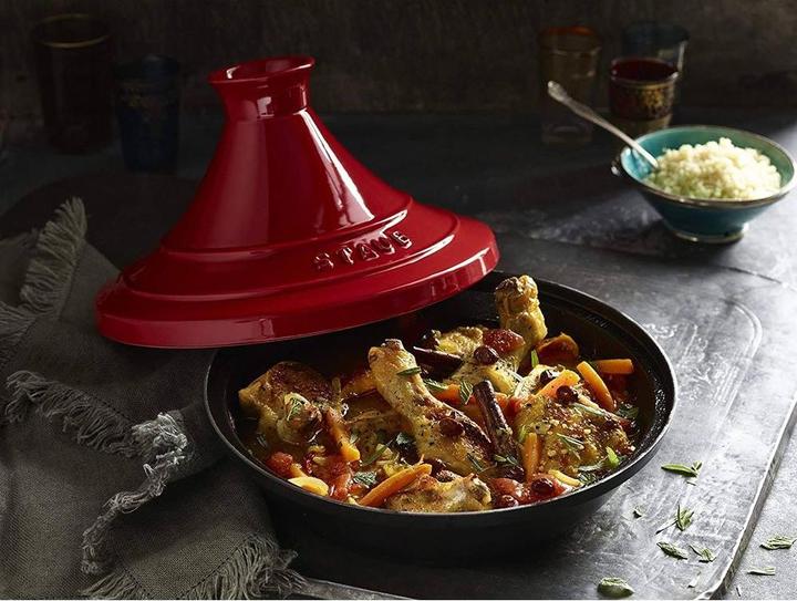 Image du produit Staub Tajine (28 cm, Pot à tajine, Fonte)
