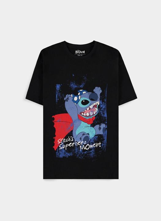Actual product image Difuzed Lilo & Stitch - Superhero - Short Sleeved T-shirt - XS (S)