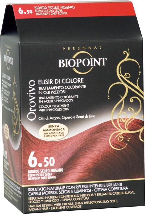 Immagine prodotto Biopoint OROVivo 6.50 Biondo Scuro Mogano Prodotti per capelli (6,50 Biondo scuro mogano)