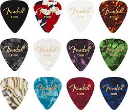 Fender 351 Celluloid Medley Thin (12 x)
