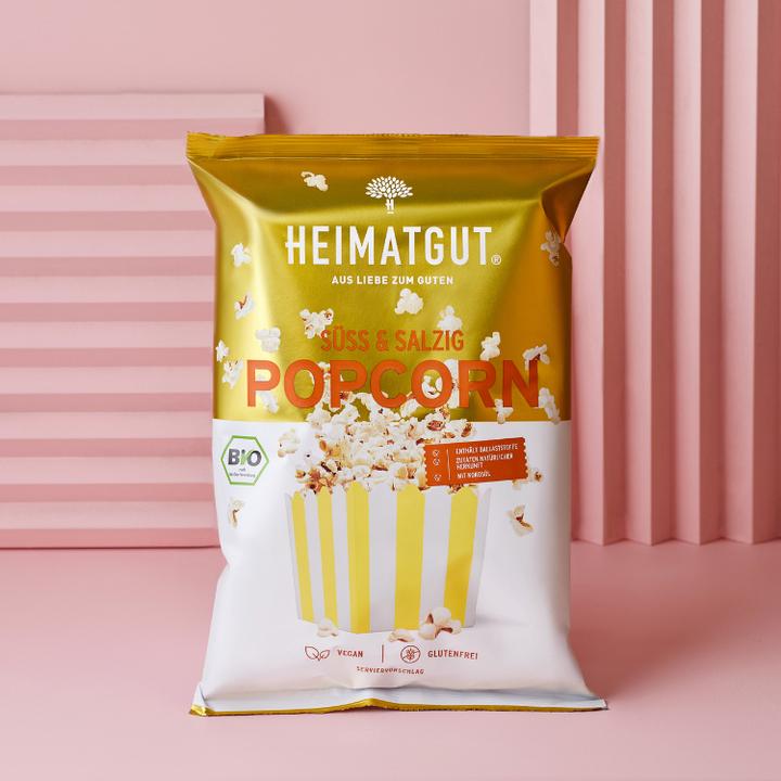 Produktbild Heimatgut Popcorn Süss & Salzig Bio (90 g)