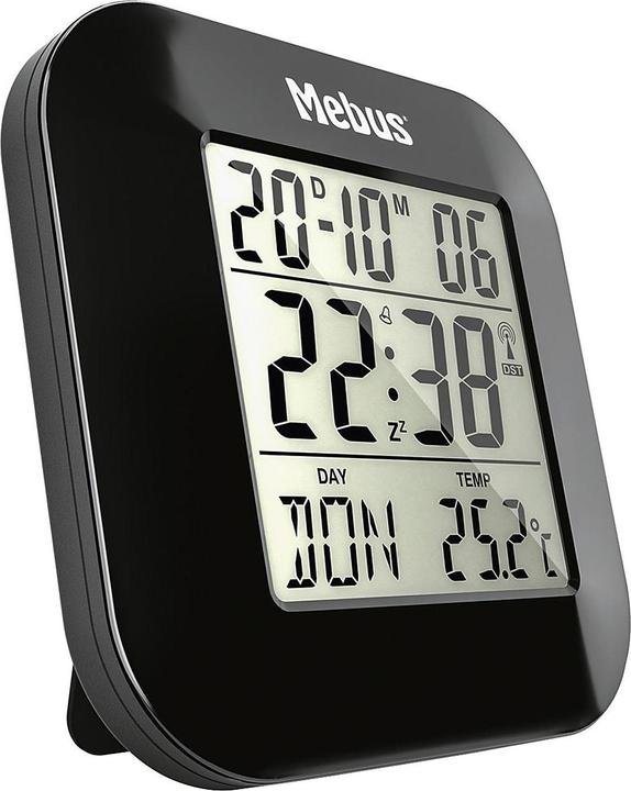 Produktbild Mebus MEB Funkwecker digital schwarz