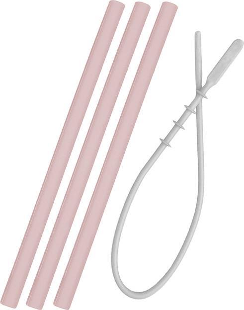 Actual product image Minikoioi 3-piece silicone straws and pipe cleaners