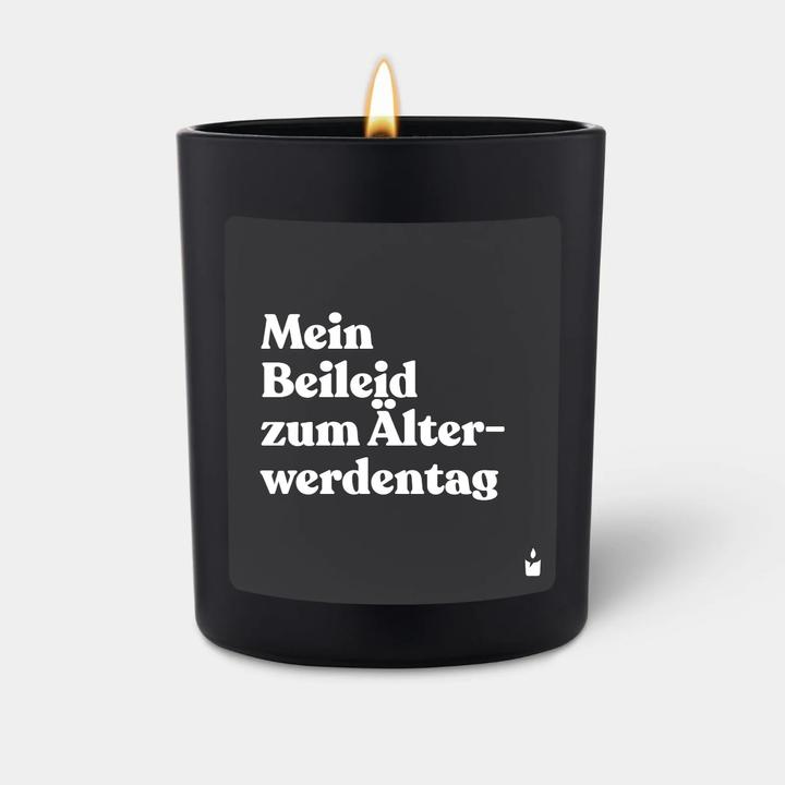 Produktbild Chatty Candles Duftkerze Flowery Mein Beileid zum Älterwerdentag