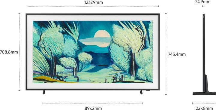 Actual product image Samsung QE55LS03FA (55", The Frame, LED, QLED, 4K, 2025)