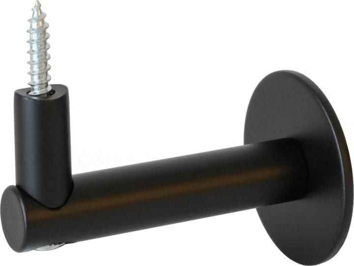 Kws Handlaufst+AMMAvA-tze 4547, schwarz matt (Steel deep black RAL 9005 powder-coated matt)