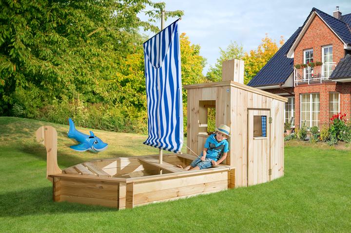 Produktbild Weka Holzbau Sandkasten 196 A mit Kajüte