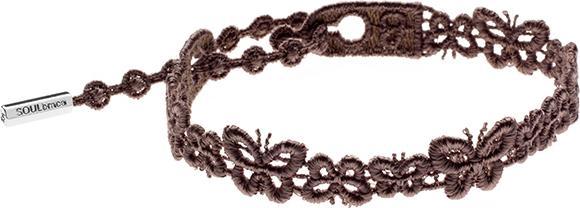 Soulbrace Armband Butterfly (26 cm, Textil Stickerei)