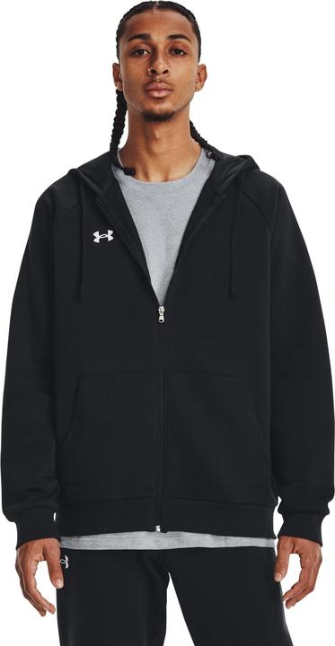 Actual product image Under Armour Rival Fleece Full Zip Hooded Jacket Mens (S)