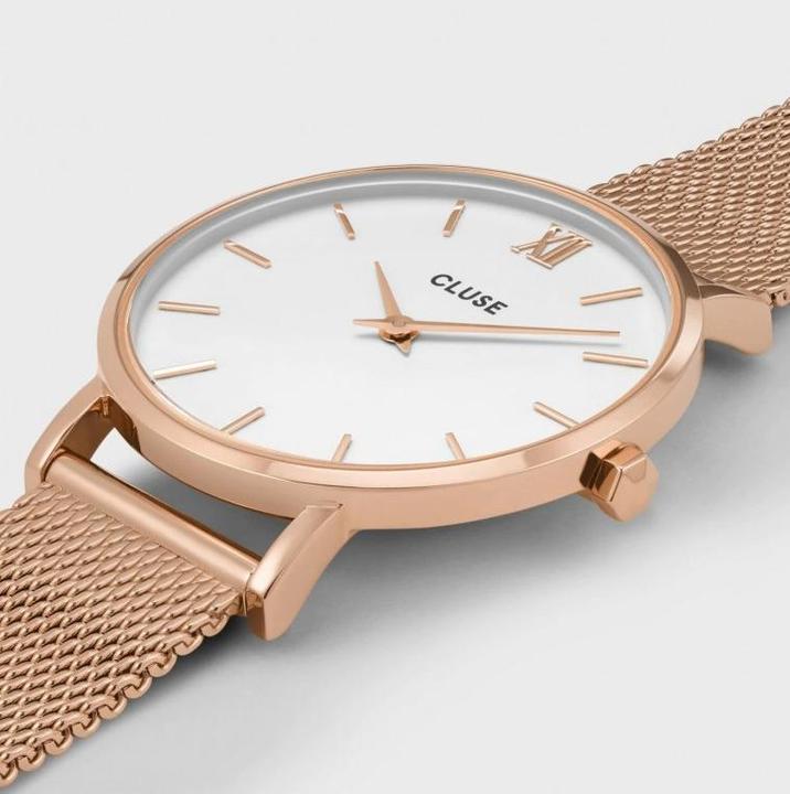 Immagine prodotto Cluse Minuit Mesh Rosé (Orologio da polso analogico, 33 mm)