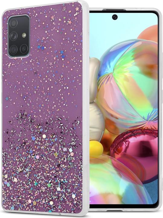 Image du produit Cadorabo Couverture TPU paillettes scintillantes (Samsung Galaxy A71)