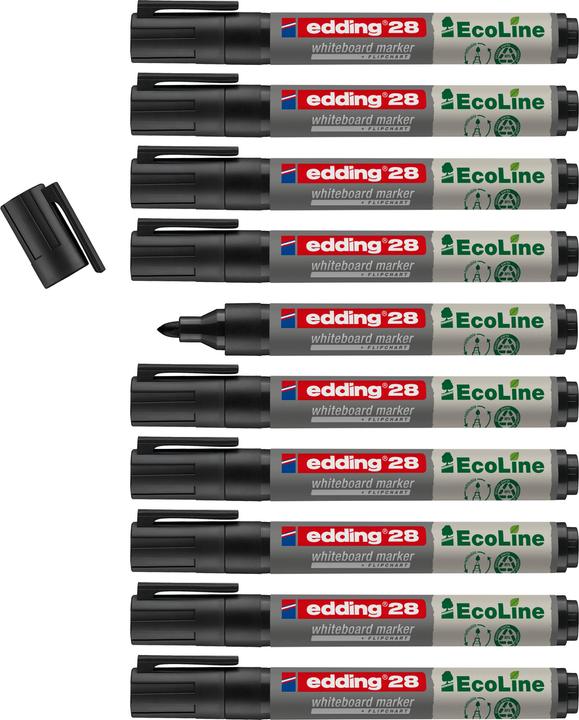 Produktbild Edding Whiteboard Marker 28 EcoLine (Black, 1.50 mm, 1 x)