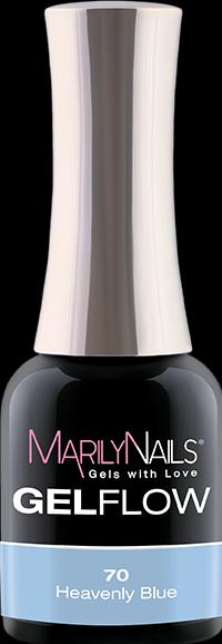 BrillBird GELFLOW – 70 Heavenly Blue (70 Heavenly Blue, UV-Gel Lack)