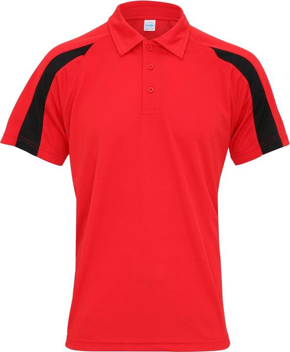 Awdis Just Cool Kurzarm Polo Shirt mit Kontrast Panel (XL)