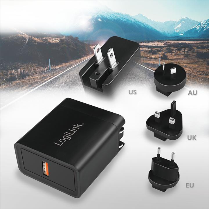 Produktbild LogiLink USB Travel Charger (18 W)