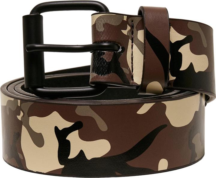 Urban Classics Synthetic Leather Camo Belt