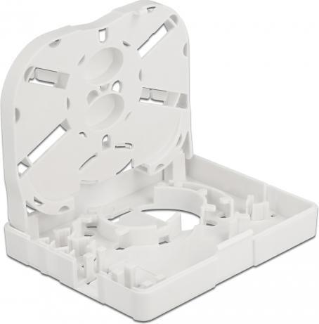 Produktbild Delock LWL Anschlussdose zur Wandmontage für 2 x SC Simplex oder LC Duplex weiss (Spleissbox)