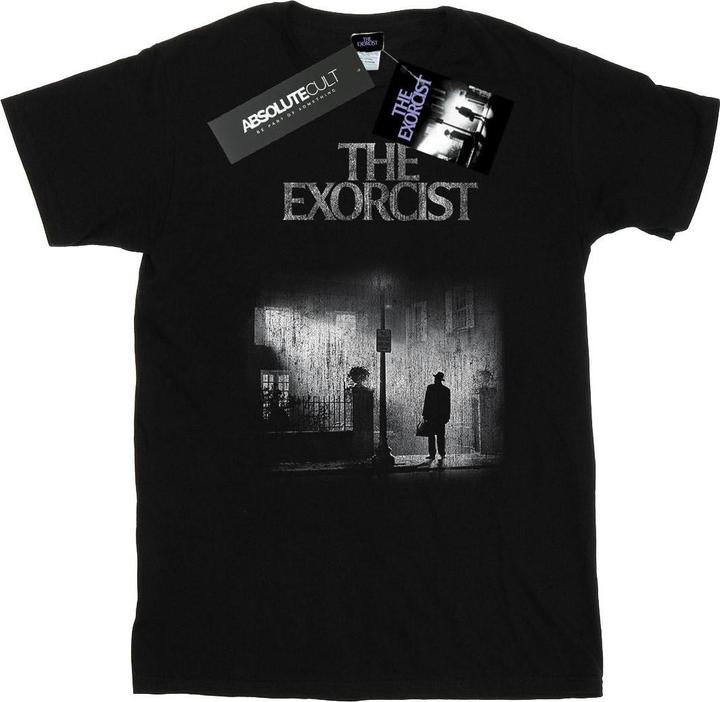 The Exorcist Mono Distressed Poster TShirt (XXL)