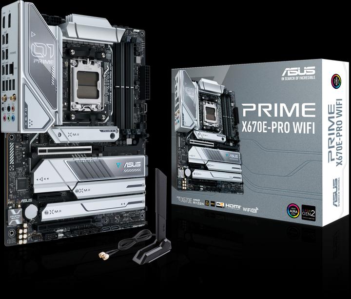 Actual product image ASUS PRIME X670E-PRO WIFI (AM5, AMD X670E, ATX)