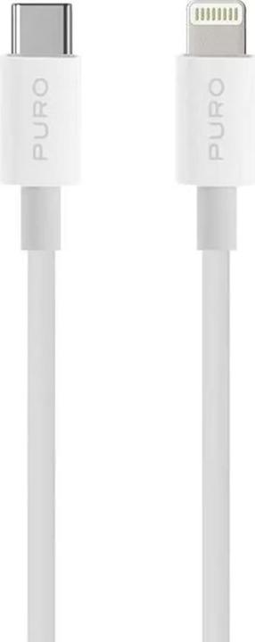 Produktbild Puro USB-C USB Cable - Lightning 1m White (36195-uu) (1 m, USB 2.0)