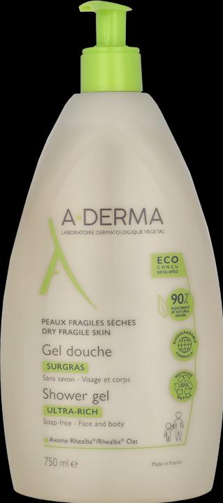 Actual product image A-Derma Ultra-Rich Shower Gel (750 ml)