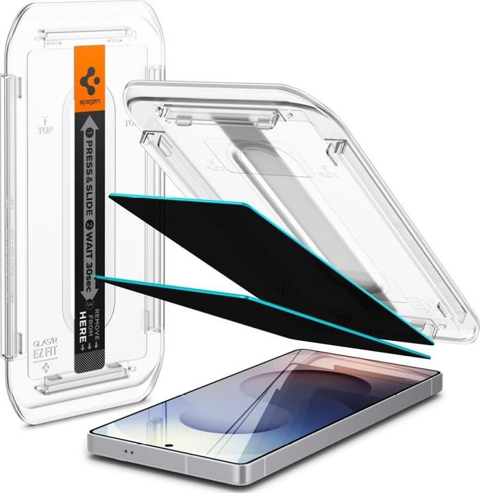 Immagine prodotto Spigen Vetro tR EZ Fit HD (Privacy) 2 Pack - Samsung Galaxy S25 Ultra (2 Pezzo/i, Samsung Galaxy S25 Ultra)