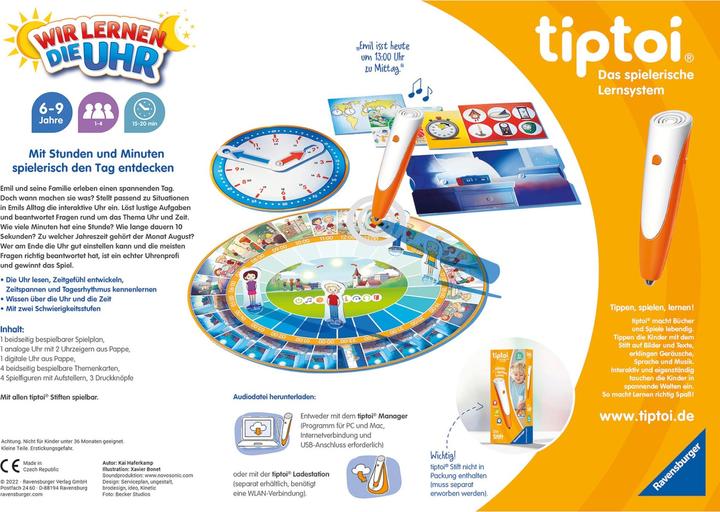 Produktbild tiptoi Wir lernen die Uhr (Deutsch)