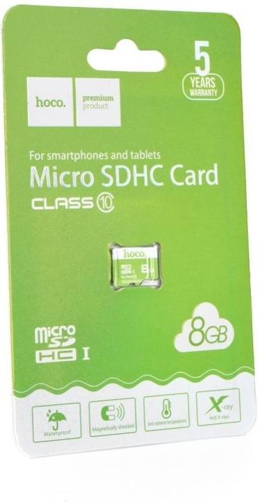 Actual product image Hoco Memory cards memory card microSD 8GB class 10 (8 GB, microSDHC, U1)