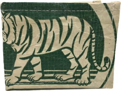 Image du produit Bekos Upcycling - porte-monnaie pratique en sacs de ciment recyclés green Tiger