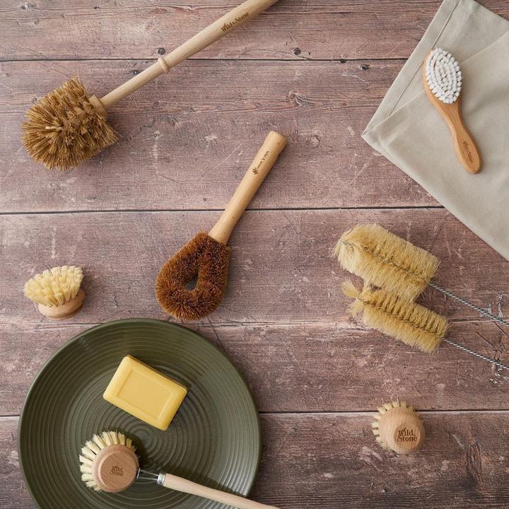 Produktbild Wild & Stone Tampico ökologische Geschirrbürste aus Buchenholz mit austauschbarem Kopf (1 Stk.)