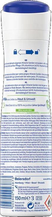 Immagine prodotto NIVEA Miracle Garden spray per fiori di ciliegio (Getto vaporizzato, 150 ml)