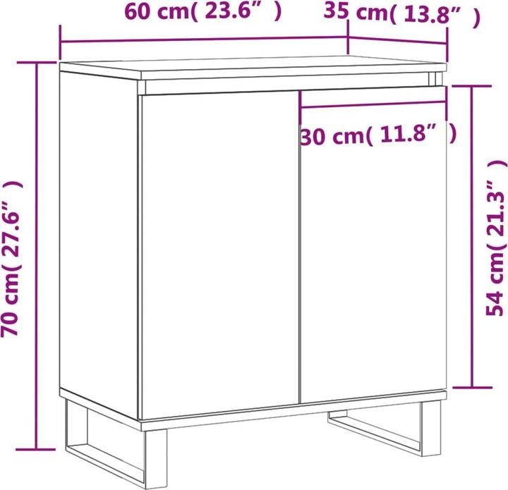 Immagine prodotto VidaXL Meggi (60 x 35 x 70 cm)