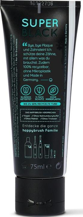 Produktbild happybrush SuperBlack (75 ml)