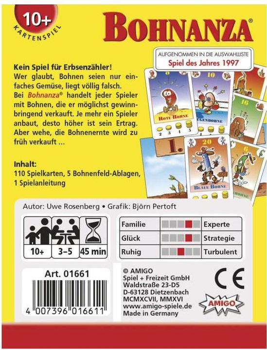 Produktbild Amigo Bohnanza: Ich glaub' es hackt (Deutsch, Französisch)