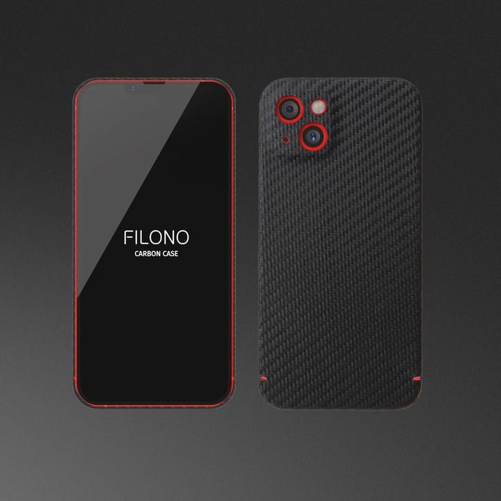 Produktbild Filono Backcover aus echtem Carbon Carbon black (Apple iPhone 13)