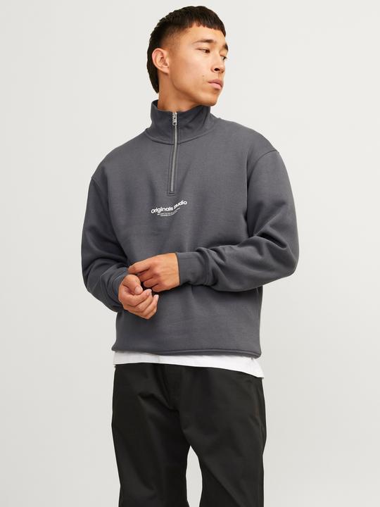 Actual product image Jack & Jones Text Sweatshirt with half zip Sweatshirt with half zip (XS)