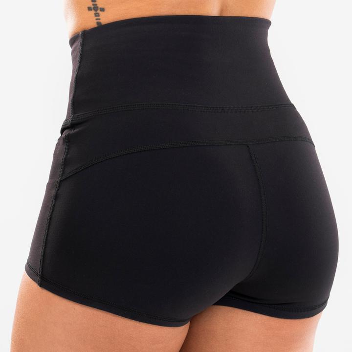 Starever Women's High-Waist Modern Dance Shorts - Black