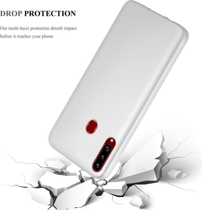 Image du produit Cadorabo Couverture métallique mate TPU (Samsung Galaxy A20s)