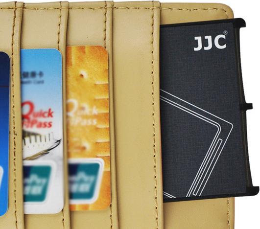 Actual product image JJC Storage case in credit card format (Memory card cover)