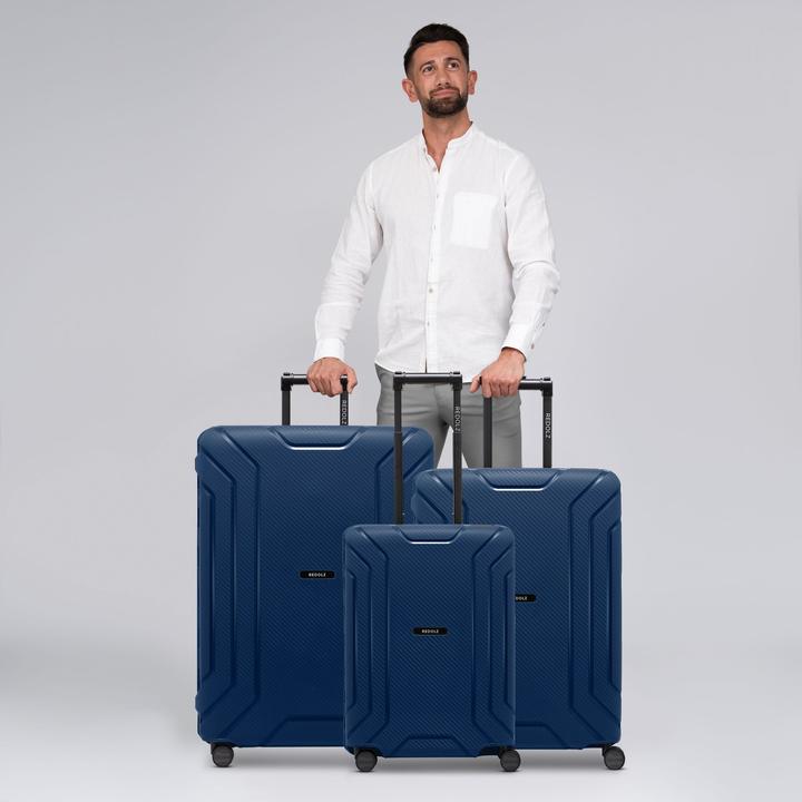 Image du produit Redolz Essentials 15 Set de valises à 4 roulettes 3 pièces avec fermeture à trois points (210 l, XL (à partir de 115l))